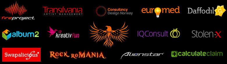 Web 2.0 logos created by Marconi Media