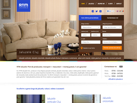 RTm Jaluzele web design